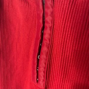 Red snap bodysuit